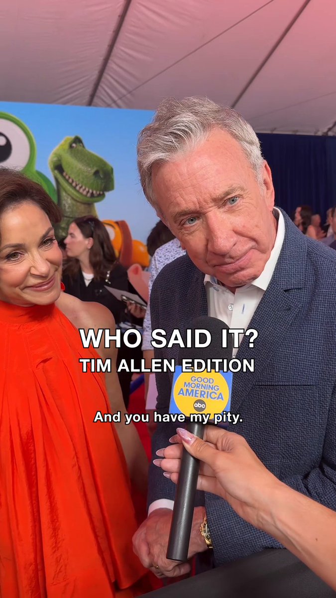 Tim Allen's characters have lived many lives, but who said these iconic lines? 🤔 Watch Disney and Pixar’s #ToyStory5 in theaters Friday 🍿