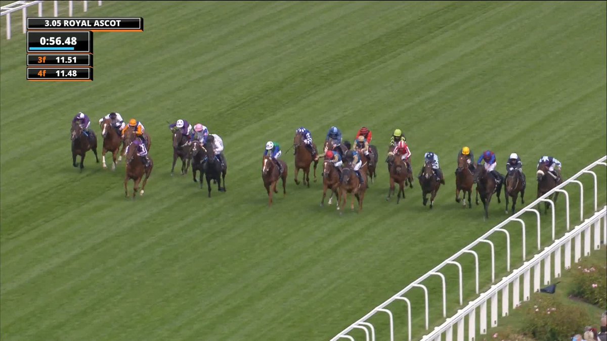 It's another Coventry Stakes for Aidan O'Brien! Great Barrier Reef is on top at the line for Wayne Lordan 👏