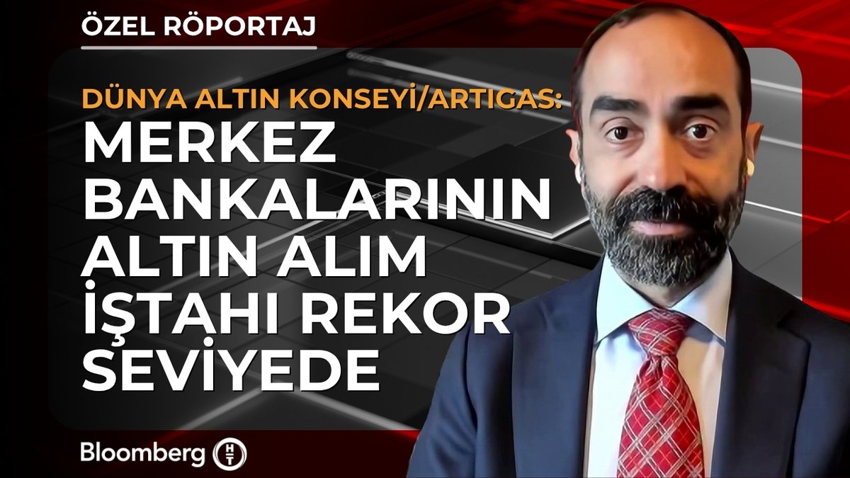 Dünya Altın Konseyi Küresel Araştırma Başkanı Juan Carlos Artigas: 📍 Merkez bankalarının altın alım iştahı rekor seviyede 📍 Türkiye, son birkaç yılda en büyük altın alıcılarından biri oldu