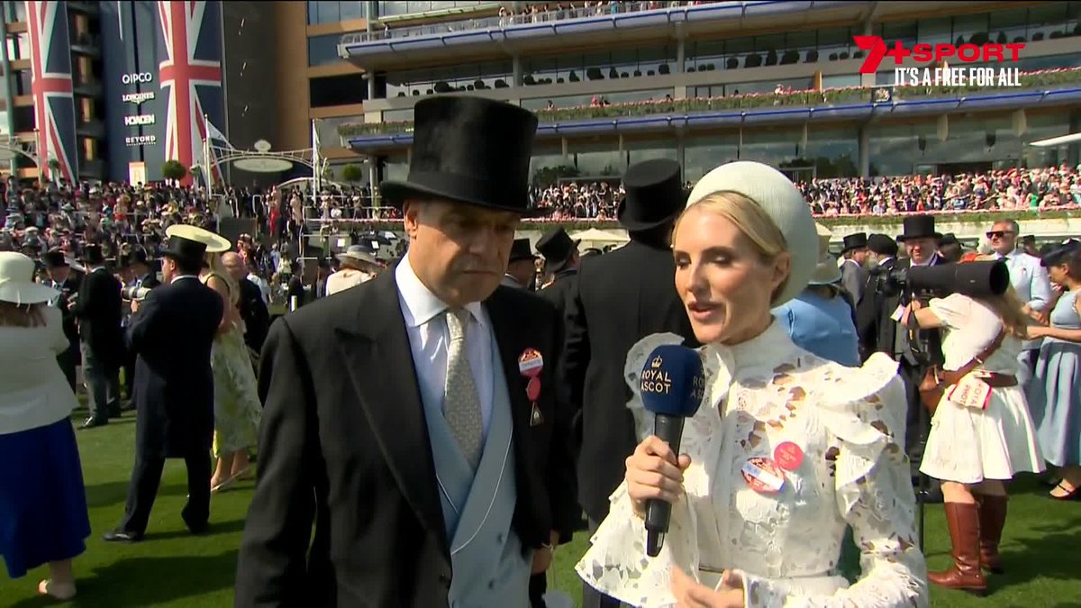 "We have a slot in the Everest..." 👀 Mission Central could be Sydney bound! Hear from Tom Magnier after the three-year-olds win in the King Charles III Stakes 👇
