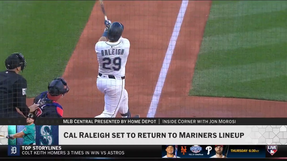 “Today you can consider your 'Re-Opening Day' because you've now got Cal Raleigh back behind the plate!” Jon Morosi speaks on the importance of Seattle's backstop returning to the lineup.