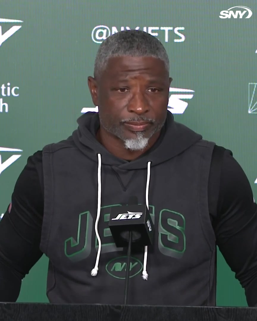 "Competitive stamina...it's something that I've talked to our guys about" Aaron Glenn on what he learned from the Knicks and how the Jets can apply that