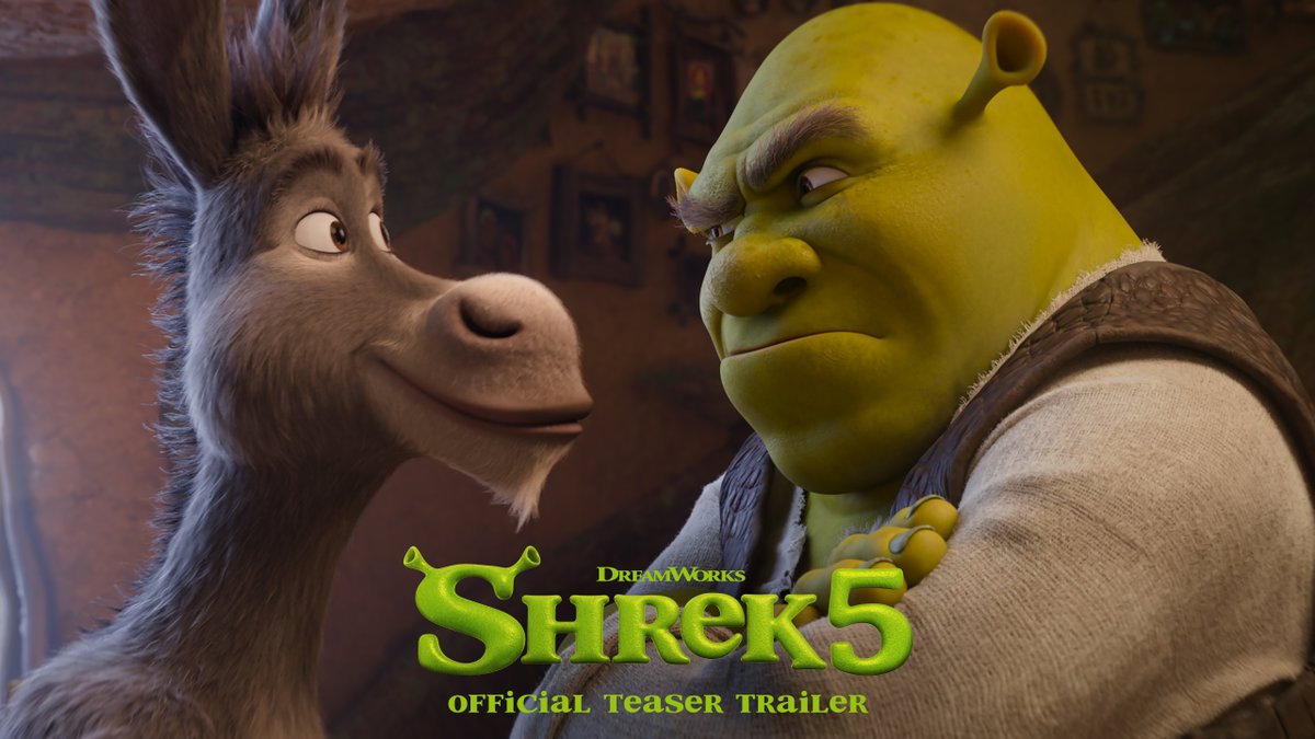 New Shrek 5 trailer just dropped. The original trio (Shrek, Fiona and Donkey) is back after 17 years. In theaters June 30, 2027.