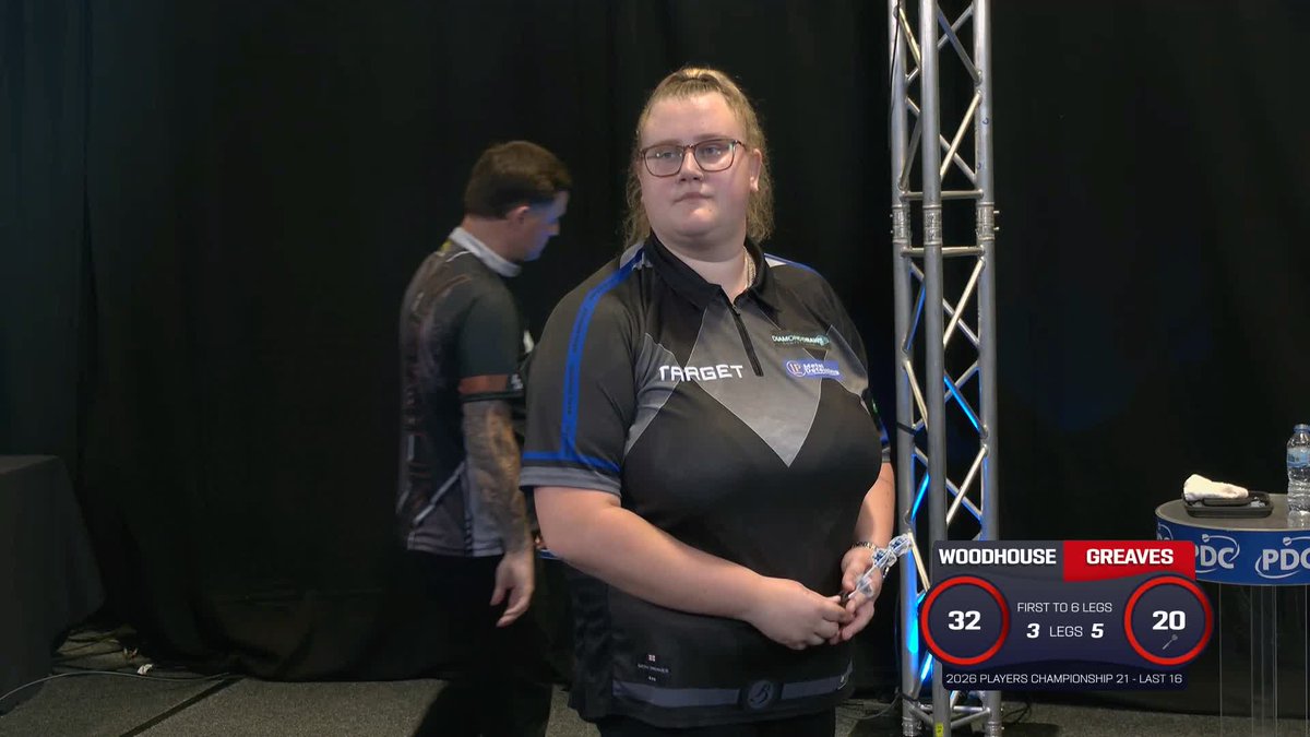 GREAVES MARCHES ON! 🏹 Beau Greaves averages over 102 to defeat Luke Woodhouse 6-3 and reach a FIFTH ProTour quarter-final of 2026! 📺 #PC21