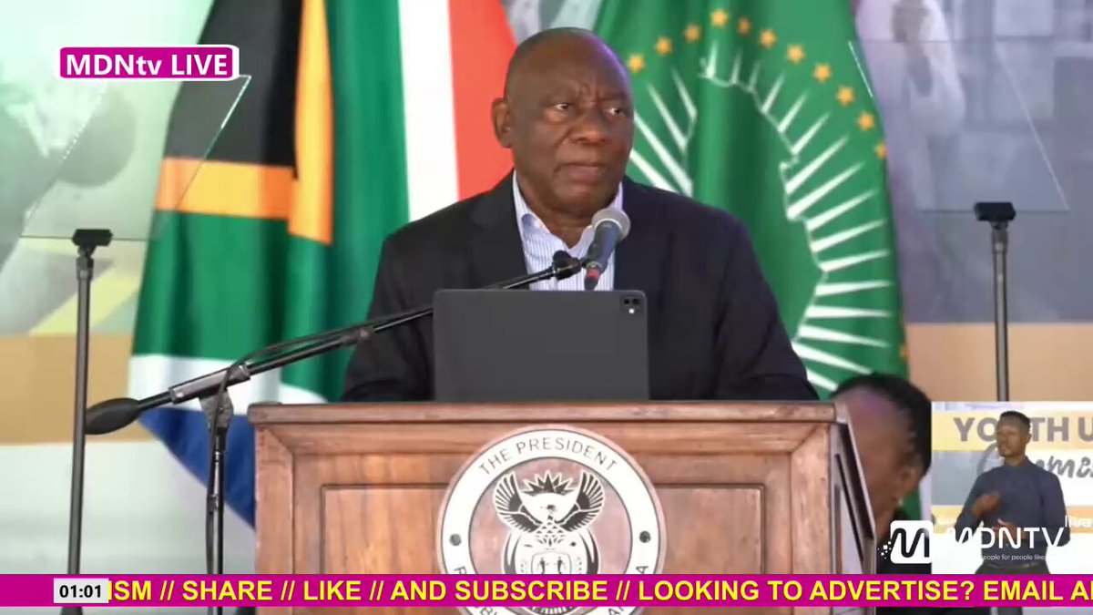 President Cyril Ramaphosa says foreign nationals should not be blamed for unemployment and crime, adding that the real causes are inequality and slow economic growth. #YouthDay #June16