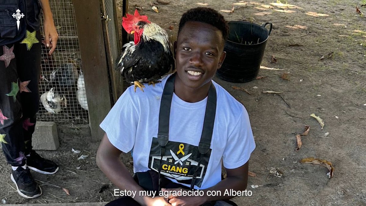 🇰🇪 Aldrine Kibet, un rapaz de aldea. Coidamos dos nosos 🩵 #FeitoNaMadroa 🔜 #CeltaFortunaPonfe