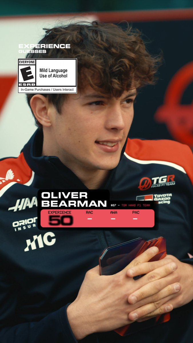 Results are in 👀 What are Esteban and Ollie rated in the EA SPORTS F1 2026 Season Pack? 🤔 Get yours here: 🛍️ #HaasF1 #F1