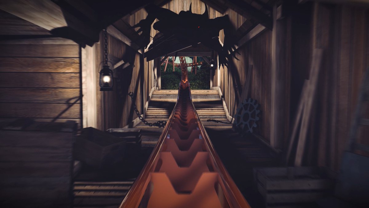 Get your first POV look at #WerewolfGorge, the world's longest family launch coaster coming to #SixFlagsFiestaTexas in 2027. 🐺 Launch into the legend as you race through the quarry where the howl of the werewolves echoes through the night. #rollercoaster #pov