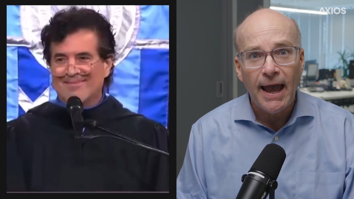 🎥 On a new Behind the Curtain w/ Mike Allen, Microsoft President Brad Smith slams tech moguls for grandiose warnings that are alienating Americans, especially graduates: "Too often, this is being presented to them as something that is going to happen to them, not for them."