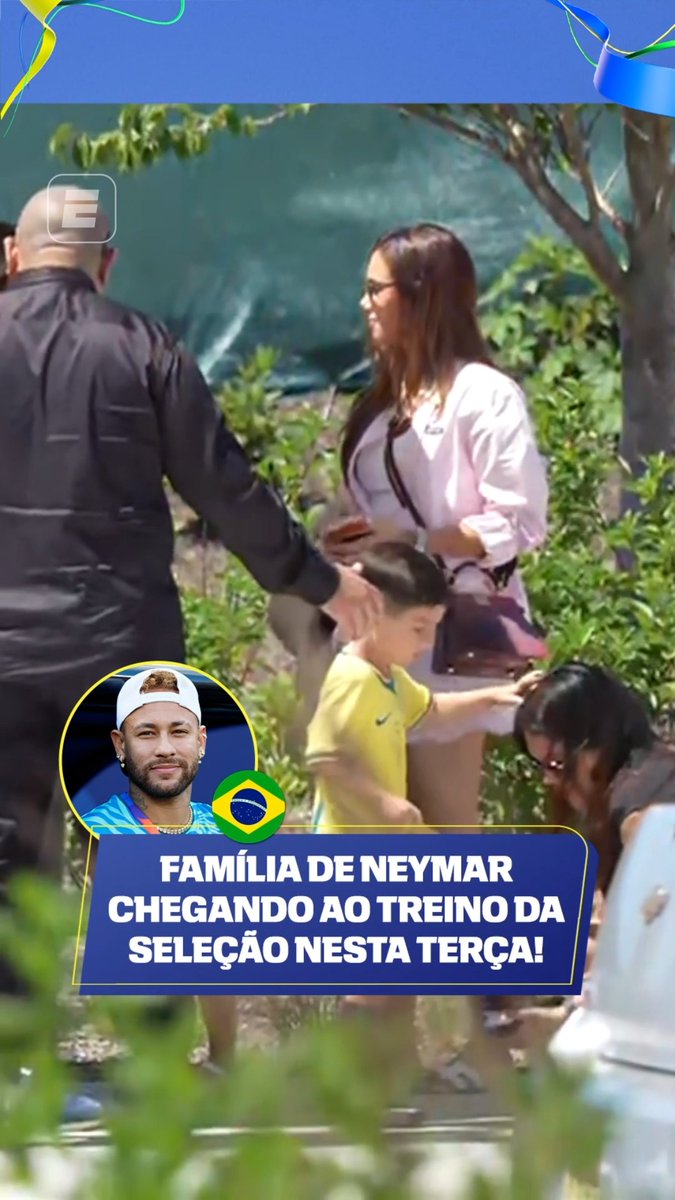 FAMÍLIA PRESENTE! 🇧🇷 A ESPN flagrou Bruna Biancardi e Mavie chegando ao treino da Seleção Brasileira nesta terça-feira, em Morristown! Assista à Copa do Mundo FIFA pela CazéTV, no #DisneyPlus, sem custo adicional. #FutebolNaESPN #ESPN2026 #FIFAWorldCup