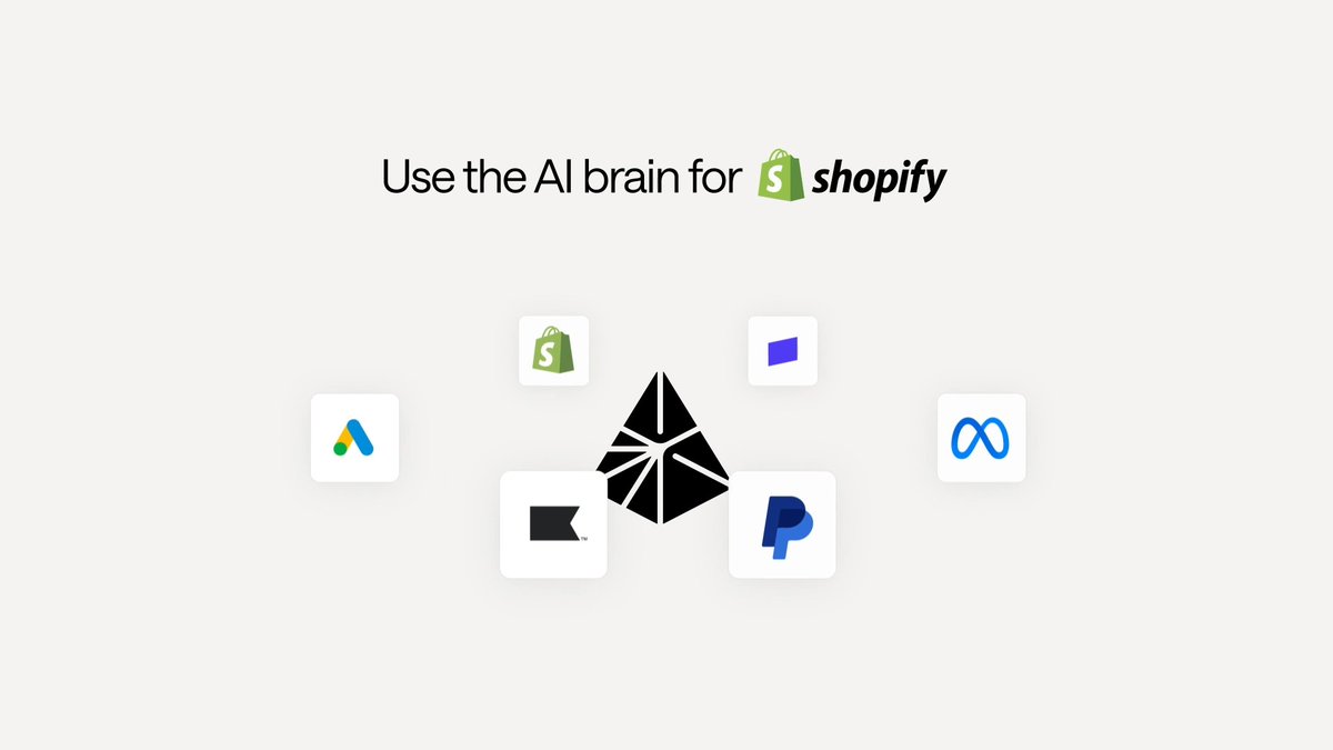 Stop running your Shopify store out of a spreadsheet. Introducing Adapt for e-commerce: the AI brain for your storefront. The Adapt agent connects to all of your tools, like Shopify, Klaviyo, Stripe, PayPal, Meta, Google Ads, and more, and runs your operations for you. 🧵