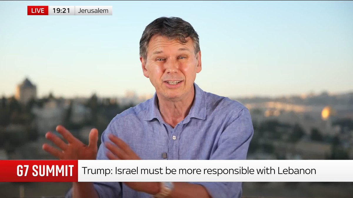 Trump has said fighting between Israel and Hezbollah has been going on for "too long," and that Israel's Prime Minister Benjamin Netanyahu needs to be "more responsible" in Lebanon. Sky's Adam Parsons gives `this analysis ⬇️