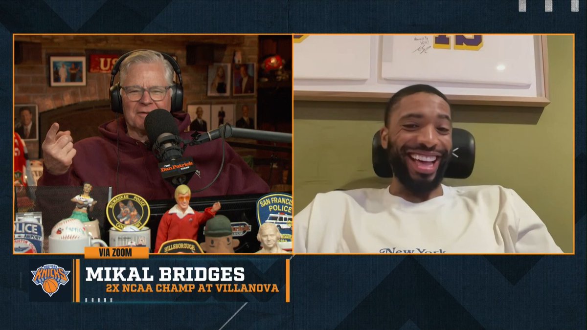 Spike Lee? Patrick Ewing? Ben Stiller? Kylie Jenner...? If Mikal Bridges has any say, everybody is getting a Knicks championship ring 🤣