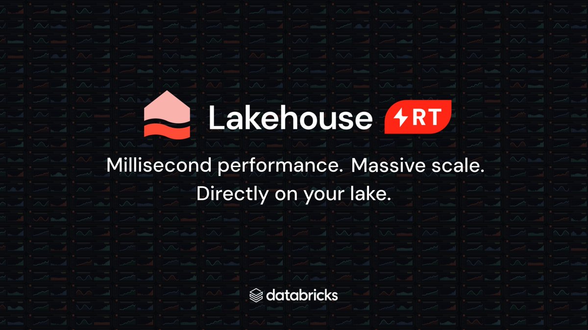 Introducing Lakehouse//RT, a real-time data warehouse that delivers millisecond responses at massive scale without data movement. Support real-time workloads while using the same open formats, governance, and data architecture already powering your analytics and AI.