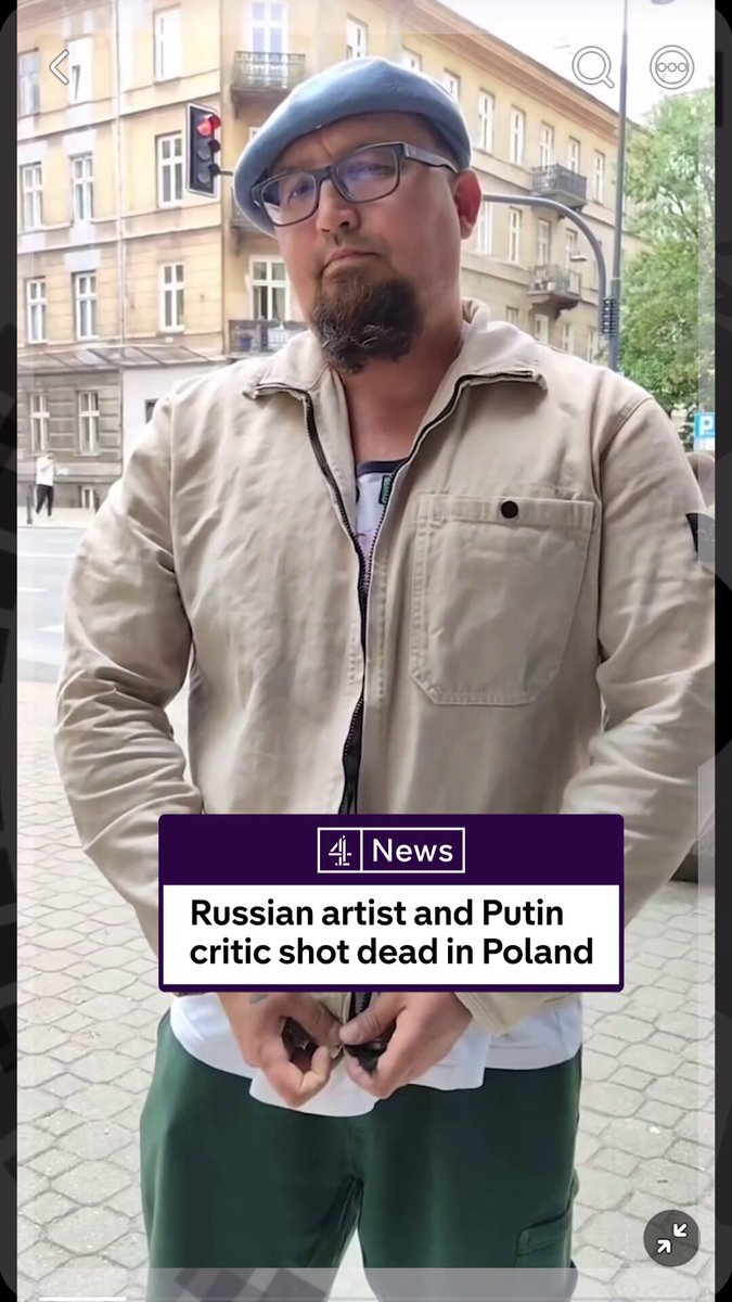 A Russian artist who was a critic of Russian’s President Vladimir Putin has been shot dead in Poland. Robert Kuzovkov, also known as Semyon Skrepetsky was shot five times in a carpark close to a Belarusian consulate.