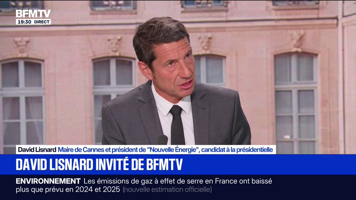 Lyhanna: pour David Lisnard, maire de Cannes et candidat à la présidentielle, "il y a trop de bureaucratie" en France