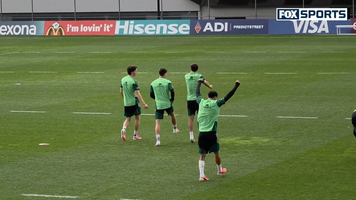 AQUÍ PURO REBAÑO 🐏 Ni en los entrenamientos del Tri se separan los jugadores de Chivas y Mateo, quien ahora está en el AZ 📹 Yosh SB #LaCopaxFSMX