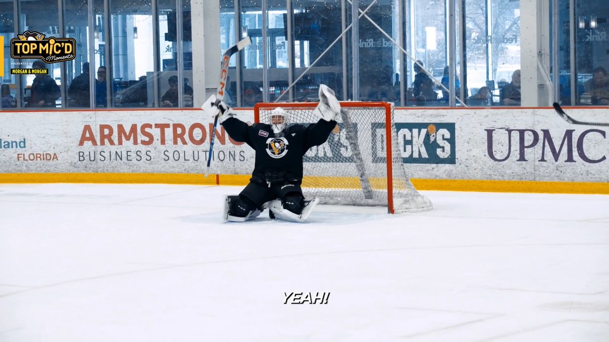 We've been saving Coach Bones' mic'd-up goalie debut for the perfect moment. That moment has arrived.