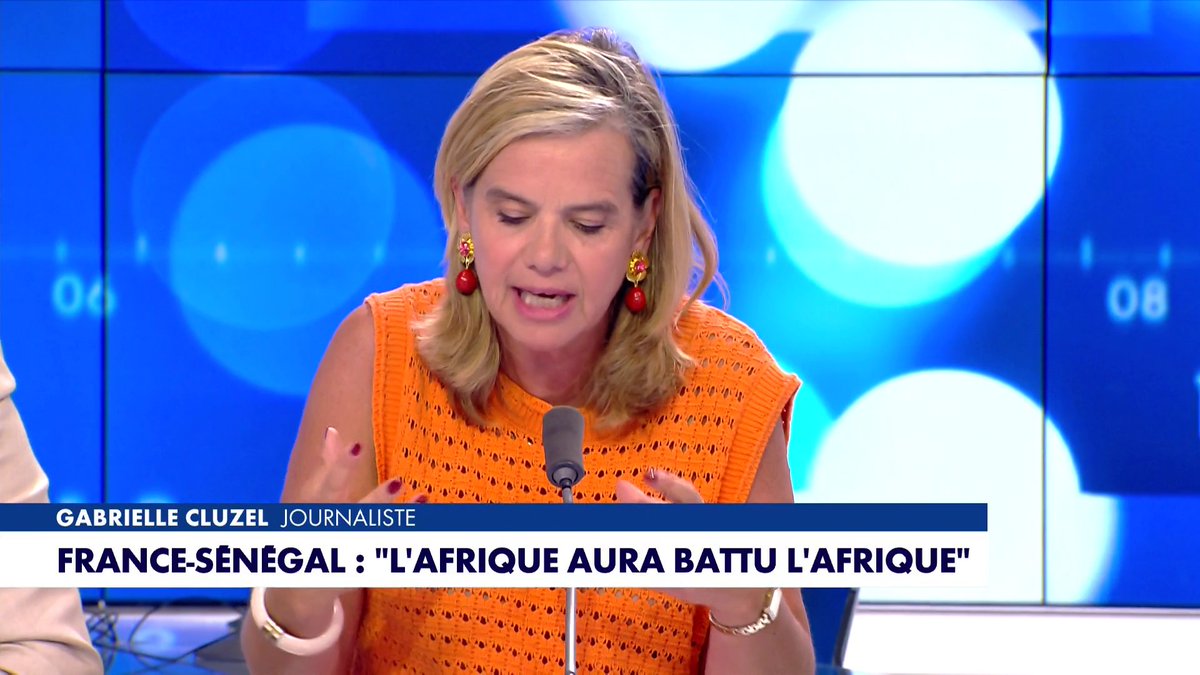 Coupe du monde 2026 : Gabrielle Cluzel revient sur les propos du président de l’Assemblée nationale sénégalaise avant la rencontre entre la France et le Sénégal, affirmant que «quel que soit le vainqueur, c’est l’Afrique qui aura battu l’Afrique», dans #Facealinfo