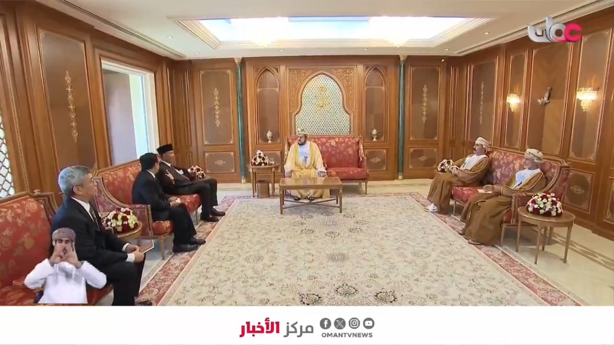 ▶️ نيابة عن جلالة السلطان المعظم.. سمو السيد أسعد بن طارق يودع السفير الإندونيسي. #مركز_الأخبار