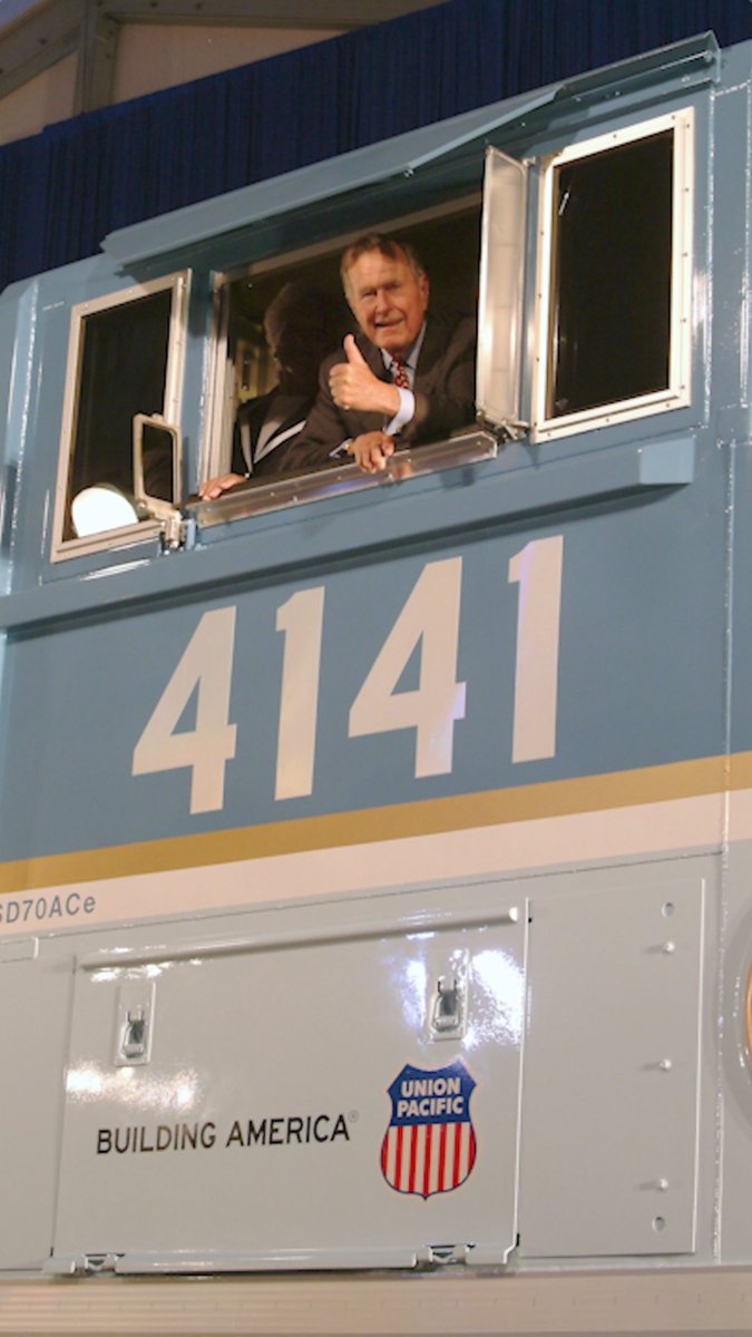 Former President George H.W. Bush chose Texas A&M as the home of his presidential library, creating a connection to Aggieland that continues today. The library grounds at Texas A&M are home to the 4141, a Union Pacific locomotive that carried President Bush to his final resting place and now stands as a symbol of his life of service, continuing to inspire Aggies, visitors and schoolchildren who experience his legacy at the museum. Hayden Schott '25 visits with Alice Yates '99, Chief Executive Officer of the George & Barbara Bush Foundation, to learn about that legacy. Learn more: