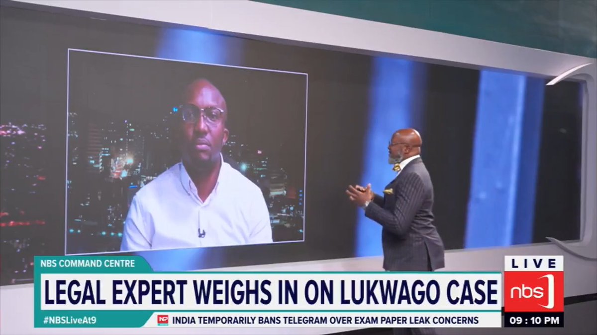 VIDEO: Constitutional lawyer TumukundeTonny(TT) provides a legal perspective on the implications of Counsel Erias Lukwago’s arrest on Dr. Kizza Besigye’s case. #NBSLiveAt9 #NBSUpdates