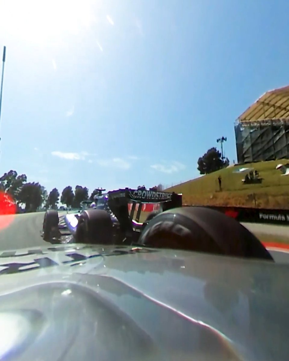 The Mercs go wheel-to-wheel once again 👀 Watch all the best onboard moments from Barcelona on our YouTube channel now! 📺 #F1 #BarcelonaGP