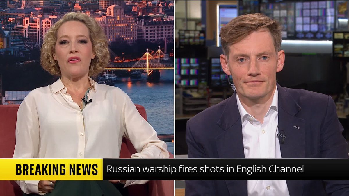 BREAKING: Russia has confirmed their warship fired warning shots in the English Channel because the UK-registered yacht was 'following a dangerous course' Sky's Moscow correspondent Ivor Bennett has the latest details 🔗