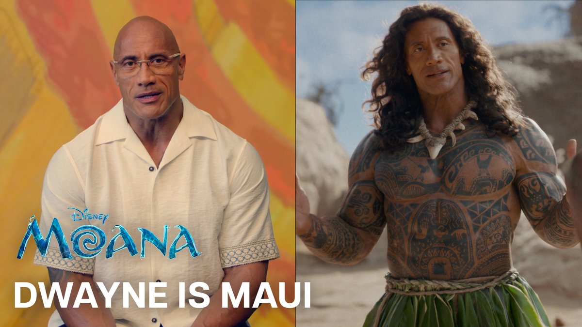 "The character of Maui means, in a word... everything." 🪝 Check out this behind-the-scenes look at bringing Dwayne Johnson's Maui to life and get your tickets for #Moana, only in theaters July 10.