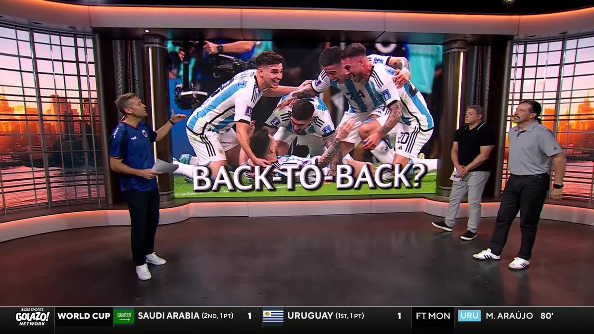 "You still have one of the best players in the world who can still bring the magic." Marcelo Balboa, Jimmy Conrad and Tony Meola discuss if Lionel Messi and Argentina can go back-to-back and repeat as World Cup champions 🏆