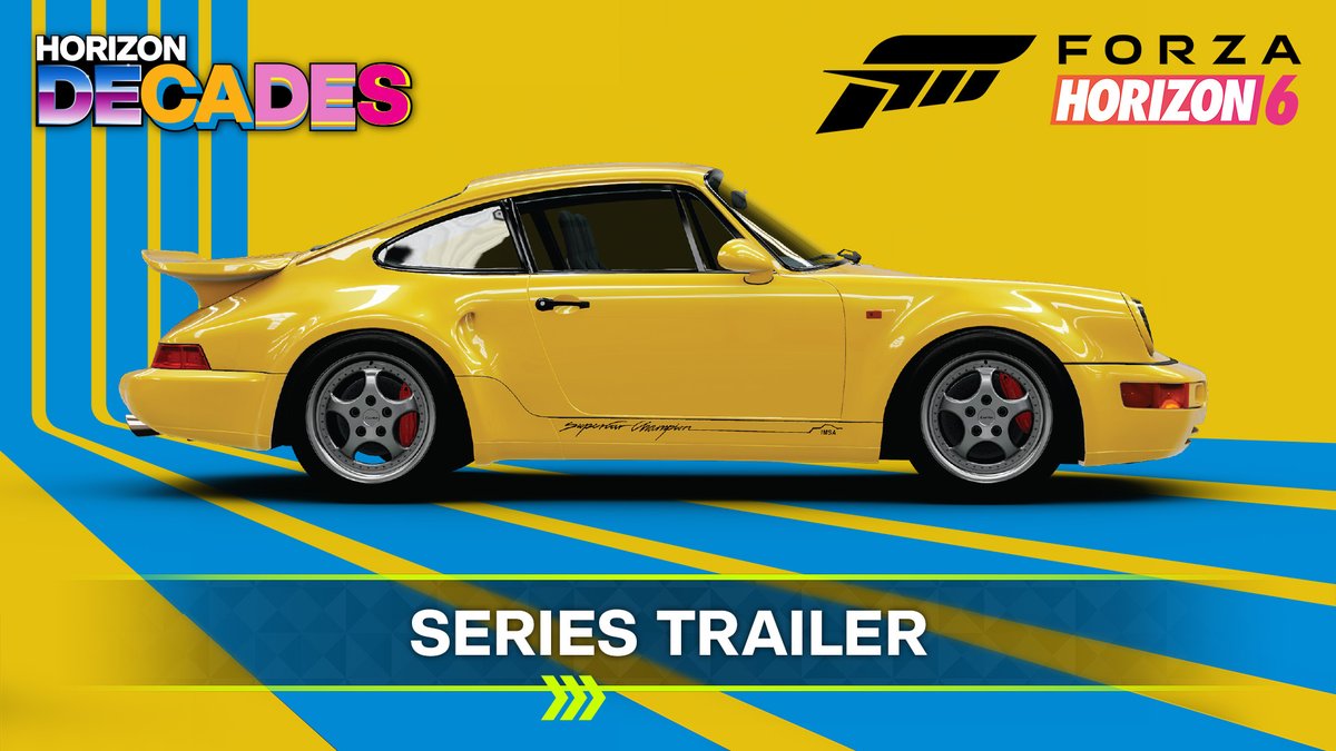 SERIES 2 – HORIZON DECADES Forza Horizon 6's next Festival Playlist starting June 18 celebrates Horizon Decades with special Reward Cars, a new Evolving World Car Meet, and the return of The Trial.