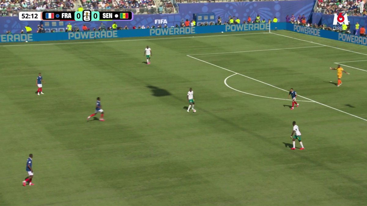 MICHAEL OLISE QUI BUTE SUR ÉDOUARD MENDY !!! C'EST LA PLUS BELLE OCCASION DES BLEUS DEPUIS LE DÉBUT DU MATCH. 🎥 M6 - Coupe du Monde de la FIFA 2026™
