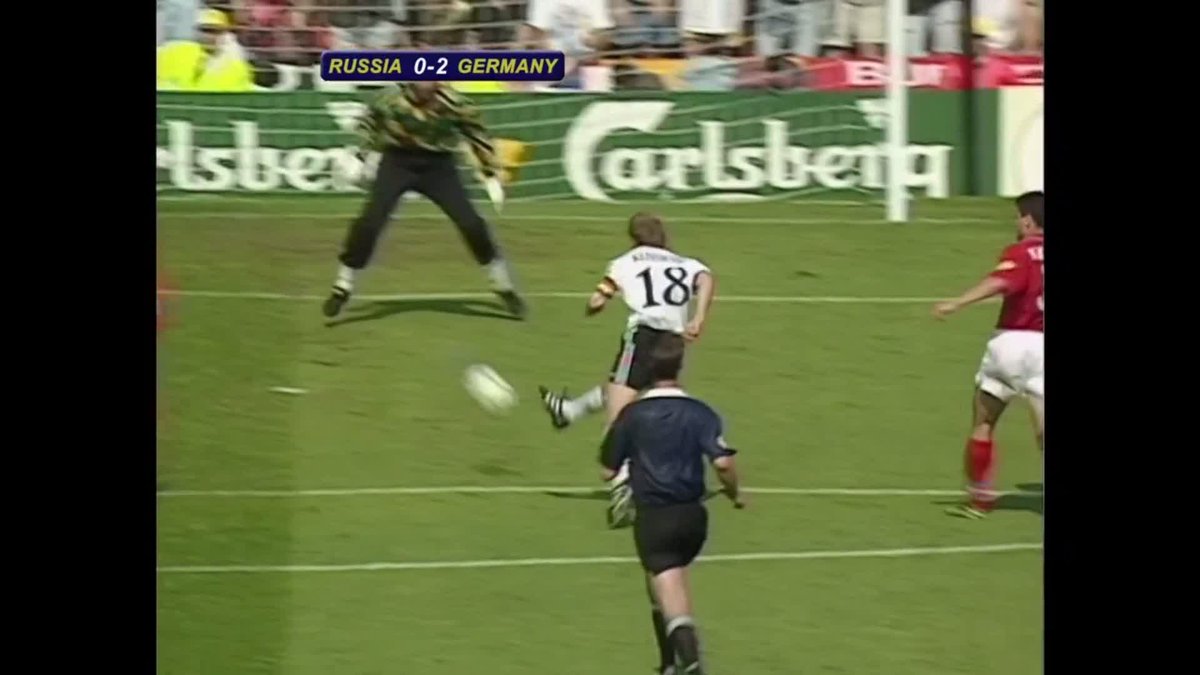 Some classic Klinsmann at Euro 96. Turn. Touch. Tonk. (👍🎥 ITV Football)