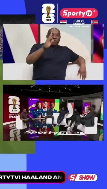 🇿🇦🗣️ This is fantastic analysis from former forward Benni McCarthy. He analysed the big chance that Ismaila Sarr missed against France. 🧠 (SportyTV)