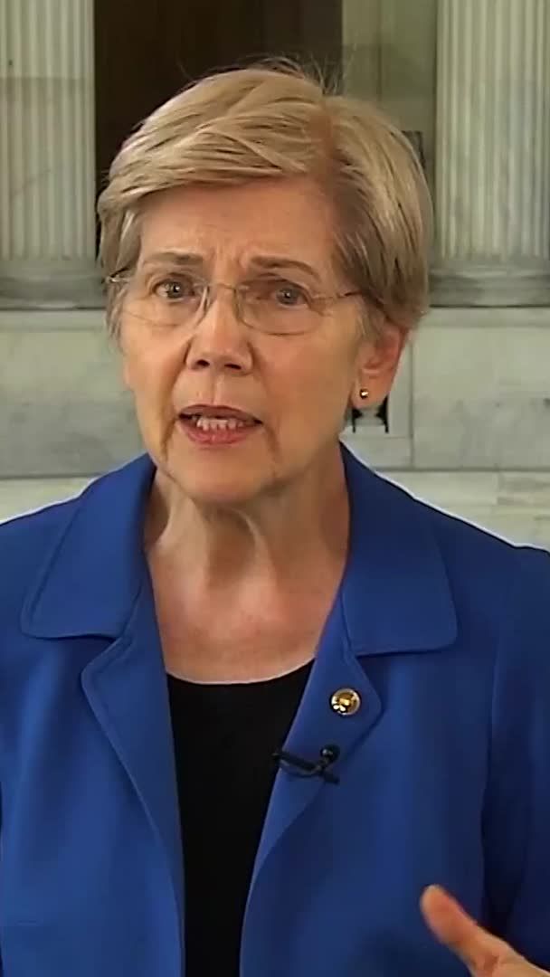 "In the IPO, Elon Musk has pulled back on shareholder protections so that, in effect, he has locked himself in as king for life in SpaceX," says Senator Elizabeth Warren