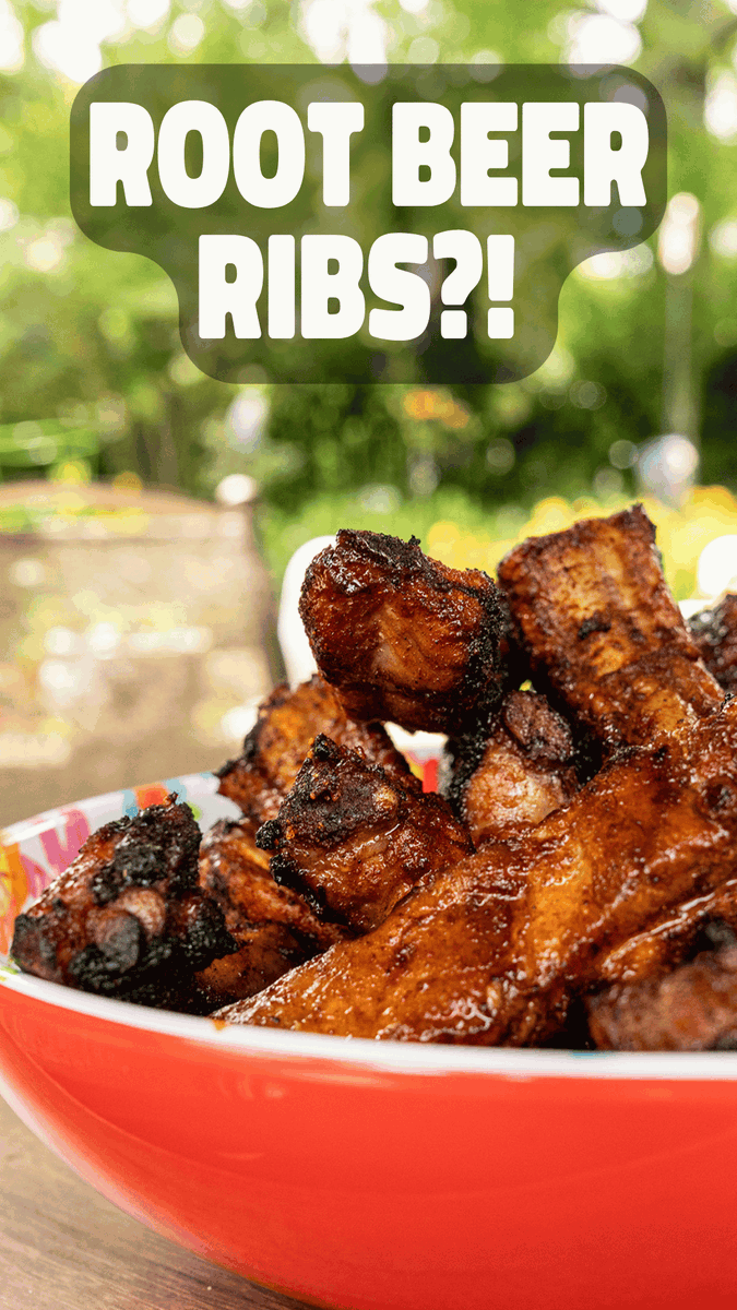 Who looked at a rack of ribs and thought, "You know what this needs? Root beer." 😂🍖 Whoever it was, they were onto something. Try these out (with the Outlaw Sweet and Tangy BBQ) and let me know what you think! Recipe 👉