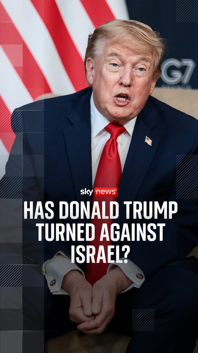 Has Donald Trump turned against Israel? Speaking at the G7 summit, the U.S. president said the conflict between Israel and Hezbollah has been going on for "too long" and that Benjamin Netanyahu needs to be "more responsible" in Lebanon. Sky's Adam Parsons explains