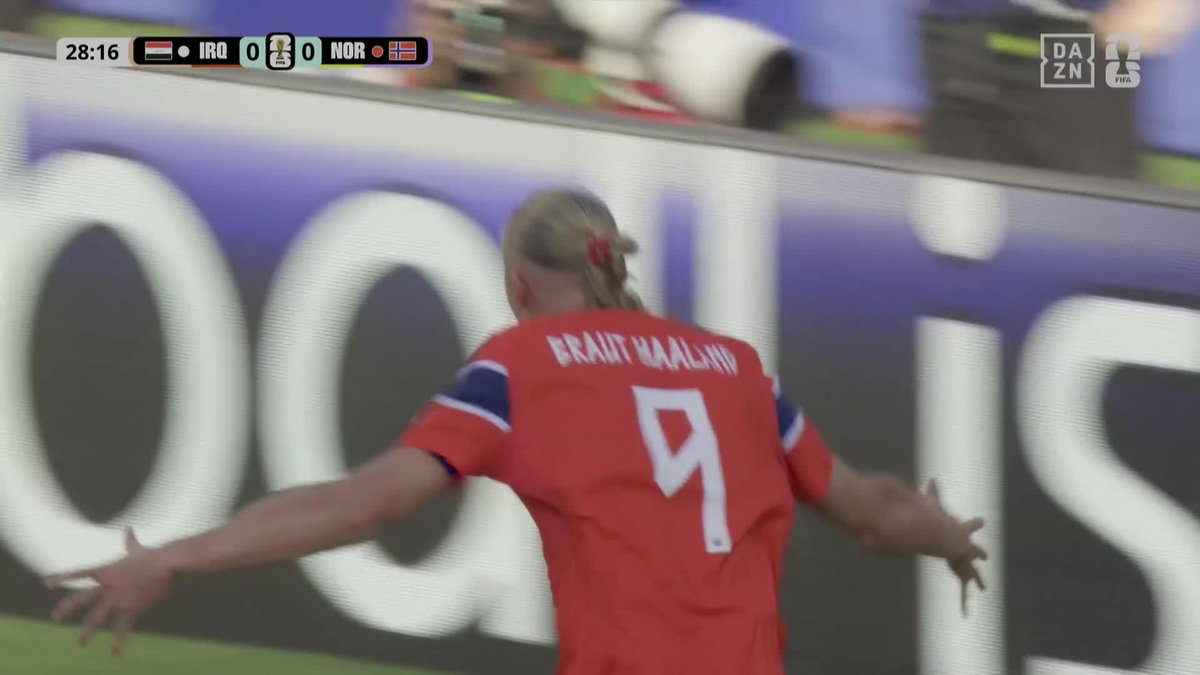 Estaba clarísimo quién iba a marcar el primer gol de Noruega: DON ERLING BRAUNT HAALAND 🔥 El vikingo se estrena en el Mundial ⚽ #DAZNMundial #FIFAWorldCup
