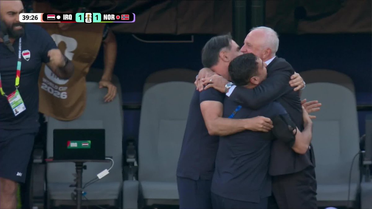 IRAQ TIES THE MATCH! 🇮🇶 A BRILLIANT HEADER FROM HUSSEIN! #FIFAWorldCup