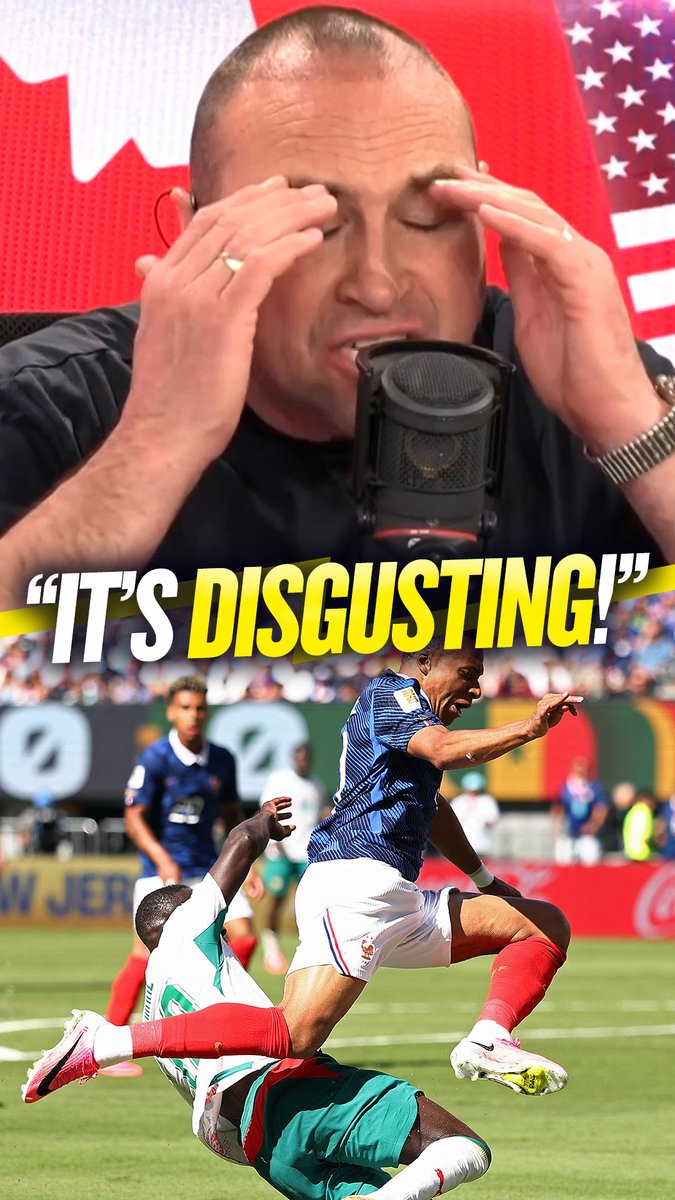 😳 "It was disgusting..." 🤦 "That's one of the worst decisions I've seen, ever!" O'Hara & Cundy don't hold back on the non-penalty decision against France in their World Cup game against Senegal 🇫🇷