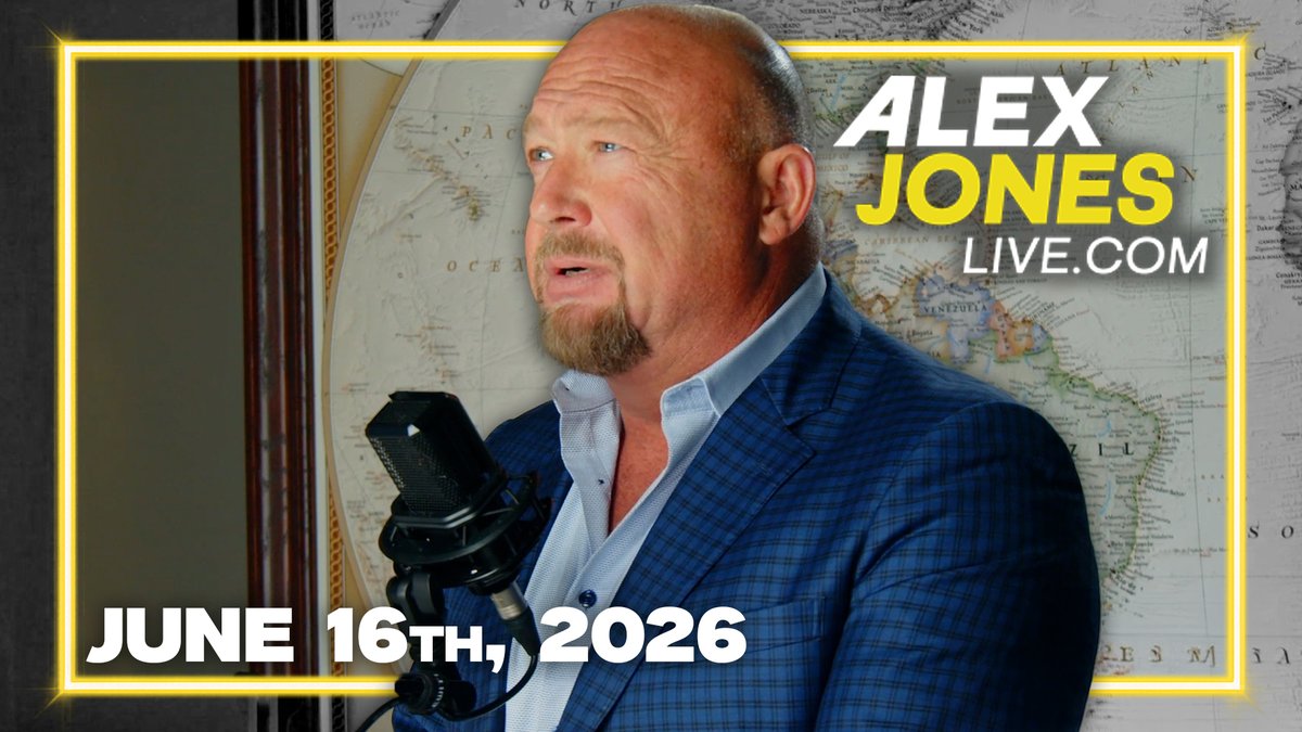 FULL TUESDAY EDITION OF THE ALEX JONES SHOW: Top FBI Whistleblower Kyle Seraphin Joins Alex Jones To Break Down How The Drone/Sniper Terror Attack Plan Against The White House's UFC Event Is Another Fake Plot Manufactured By Deep State To Repass FISA Warrantless Spying On Americans! PLUS, Israel Is Publicly Pledging to Sabotage US-Iran Peace Deal! Russian Military Expert & Putin Insider, Victor Bout, Warns European Leaders Not To Miscalculate The Military Response To Their Supplying Of Ukraine With Arms Because Russia WILL Strike Weapons Plants Inside Europe! FINALLY, Respected AI Engineer Mike Adams Breaks The Latest On Geoengineering, Data Centers, Trump's Peace Deal With Iran, Global Markets, & MORE! THIS IS MUST-WATCH/SHARE INFO! — 6/16/26