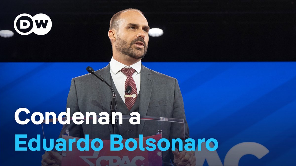 Hijo de Jair Bolsonaro es condenado a más de cuatro años de cárcel El Tribunal Supremo de Brasil condenó a Eduardo Bolsonaro a cuatro años y dos meses de prisión por presionar a la justicia mediante gestiones en EE. UU. Su padre, Jair Bolsonaro, cumple 27 años por golpismo.