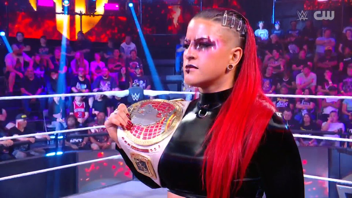 Zaria wants everyone to know she earned the NXT Women's North American Title HERSELF! 👀 ZARIA