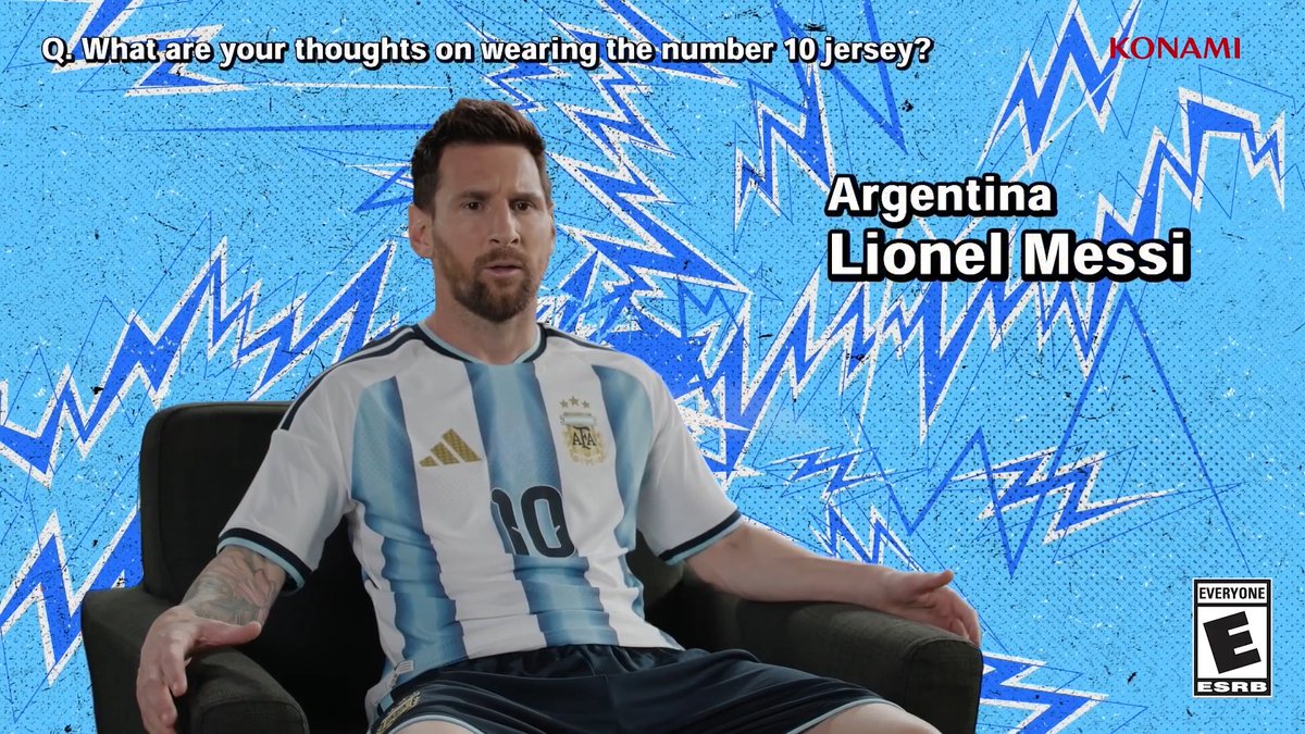 Ahead of the big showdown, Lionel Messi speaks on wearing Argentina’s No.10. He reflects on the weight of that jersey, and what it means on the pitch. #eFootball