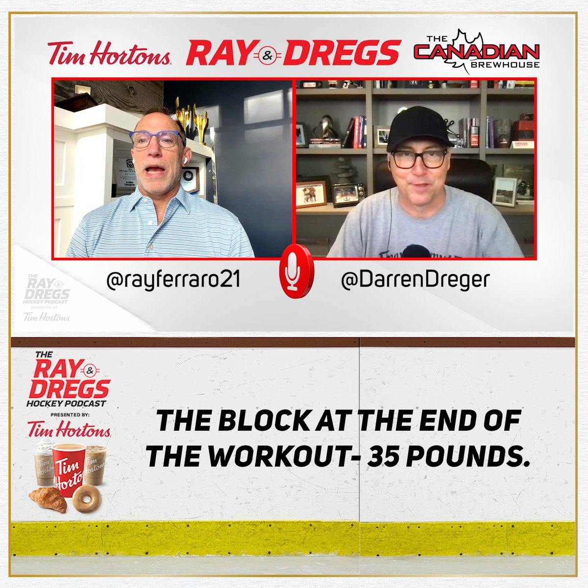 🚨Lift a Block, Lift the Cup🚨 Canes strength coach and Rob Brind'Amour employed some sneaky psychology and blue-collar work ethic in their quest for the Cup that Ray can truly relate to. Ray Ferraro Darren Dreger discuss in The Canadian Brewhouse Headlines! Full pod presented by Tim Hortons On all platforms here: