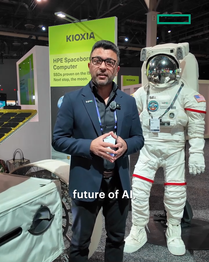 We're pushing the boundaries of what's possible, even to the edges of space. 👨🚀 Alongside @KioxiaAmerica and in conjunction with @Astrolab, we're powering AI everywhere, and that includes on the International Space Station and beyond. 🛰️