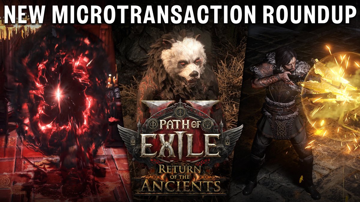 From vampiric portals and panda transformations to lightning-infused skill effects and dark elemental magic, a new wave of cosmetics has arrived in Path of Exile 2. Take a look at the new releases available in-game or at