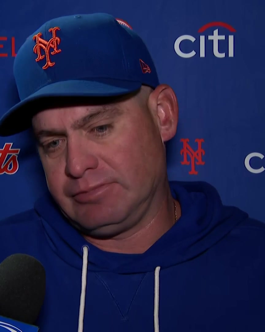 Carlos Mendoza on the Mets using up their ABS challenges by the second inning "We were super aggressive today. A little too much there. We've got to do a better job and we'll continue to talk to the guys about it"