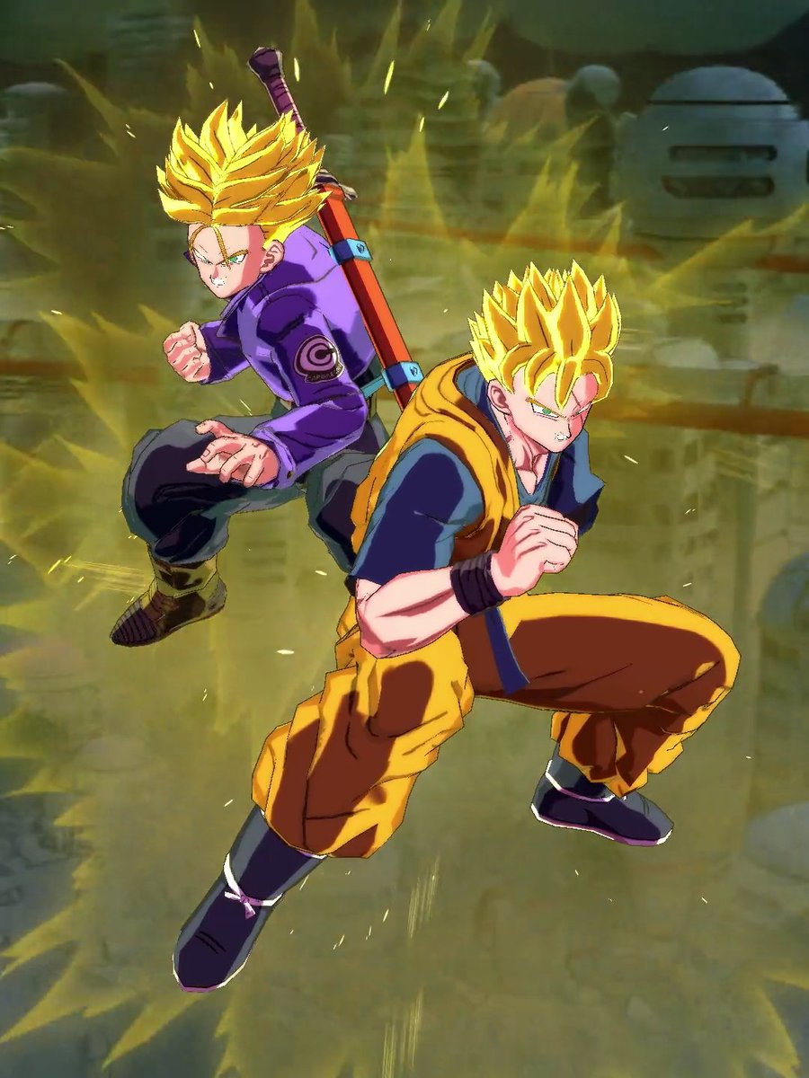 [LEGEND "Super Saiyan Trunks (Teen) &amp; Gohan" Arrives!] Enhance LEGEND Action and Sp. Move Arts on Tag Switch! Once enhanced, LEGEND Action activates effects like Sp. Move Arts draw, while Sp. Move Arts gains uncancellable Endurance nullification! #DBLegends #UnpredictableDBL8th
