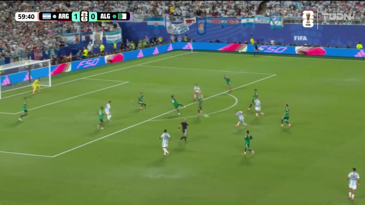 ¡DOBLETE DE MESSI! ¡GOOOL DE ARGENTINA! ¡SOLO TÚ LIONEL!⚽🔥 ¡Está a dos de ser el máximo goleador de Mundiales! #ElMundialEsNuestro